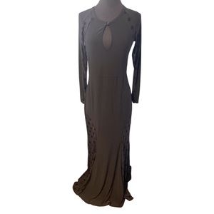 Sexy black dress with sheer detail size M like new condition